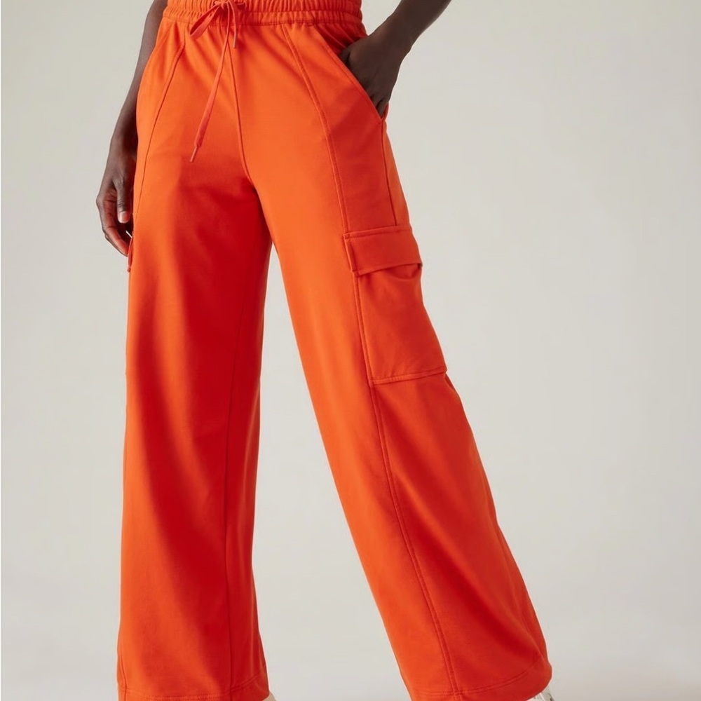 Athleta Vibrant Orange Pants